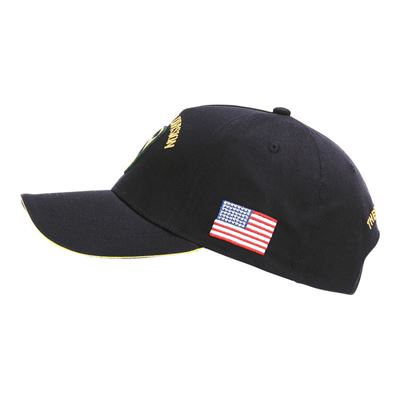BASEBALL CAP US CAVALRY WWII 3D BLACK