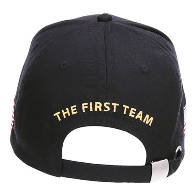 BASEBALL CAP US CAVALRY WWII 3D BLACK