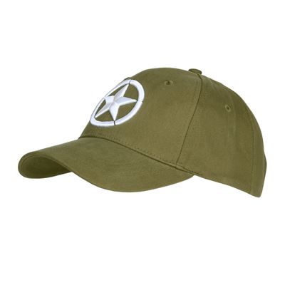 Bseball Cap ALLIED STAR WWII 3D OLIVE