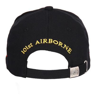 BASEBALL hat 101st AIRBORNE BLACK