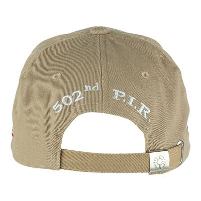 BASEBALL cap 502nd PIR KHAKI