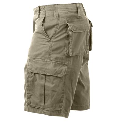 Rothco Washed Camo Paratrooper Cargo Shorts - Men's Military Tactical Shorts