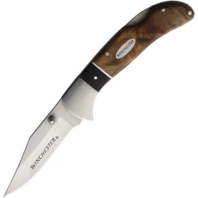 Folding Knife BURL WOOD