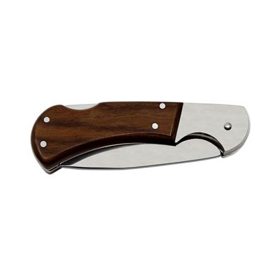 Folding knife SAVAGE STAINLESS STEEL WOODEN handle