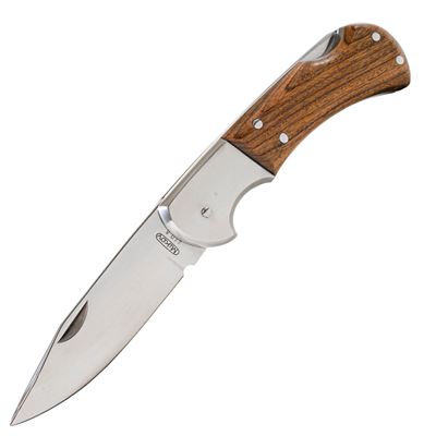 Folding knife SAVAGE STAINLESS STEEL WOODEN handle