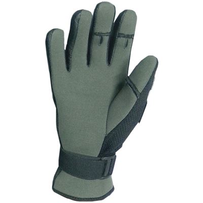 Tactical winter gloves NEOPRENE BLACK