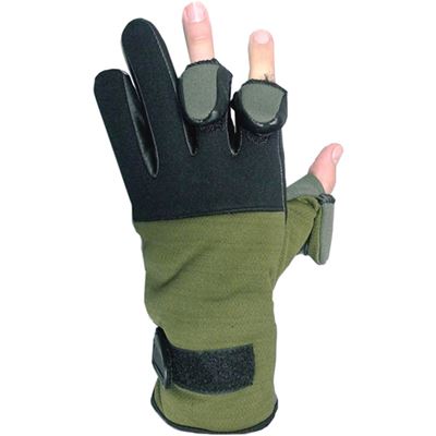 Neoprene Winter Gloves Tactical OLIVE