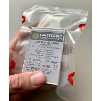 Gauze compressed FareTec Responder  2223040 2