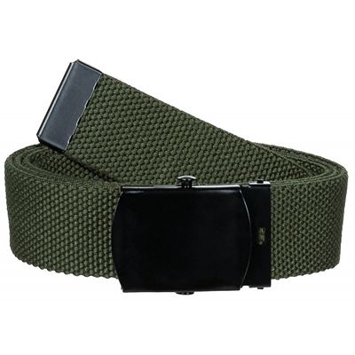 Belt with metal buckle 30 mm OLIVE
