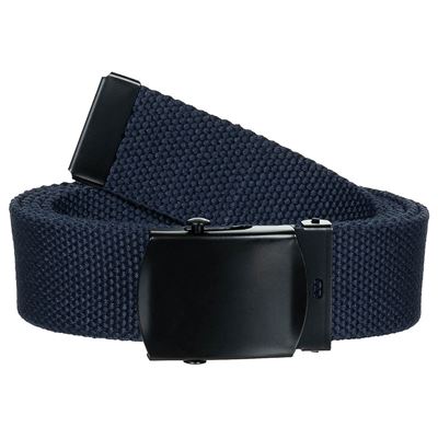 Belt with metal buckle 30 mm BLUE