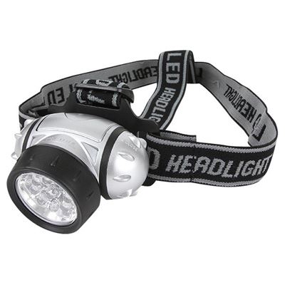 Headlamp Flashlight + LED 3 AAA batteries