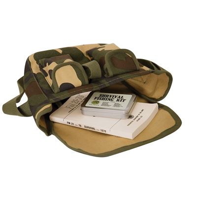 Canvas Ammo Shoulder Bag WOODLAND