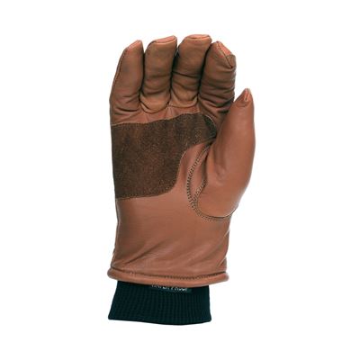 Gloves winter OUTDOOR leather BROWN