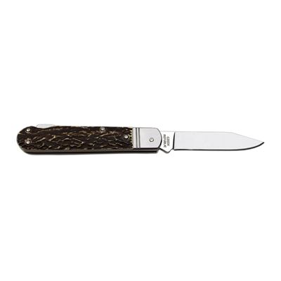 Folding knife 1 KP imitated HORN, STAINLESS STEEL/PLASTIC