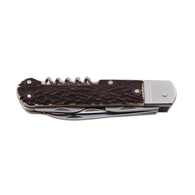 Folding knife 6 KP imitated HORN, STAINLESS STEEL/PLASTIC MIKOV 232-XH-6 KP 3