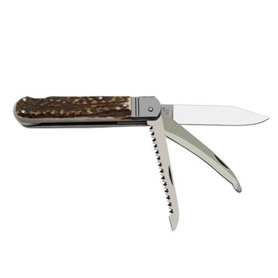Folding knife 3 KP STAINLESS STEEL/DEER HORN