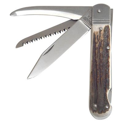 Folding knife 3 KP STAINLESS STEEL/DEER HORN