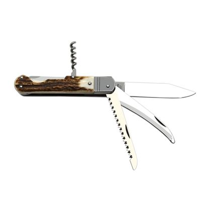 Folding knife 4V/KP STAINLESS STEEL/DEER HORN