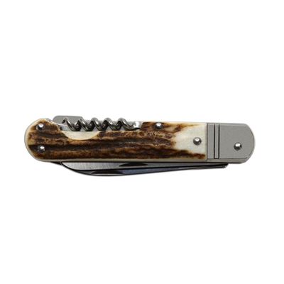 Folding knife 4V/KP STAINLESS STEEL/DEER HORN