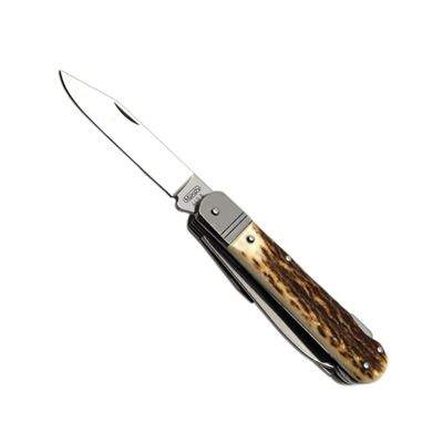Folding knife 6 KP STAINLESS STEEL/DEER HORN