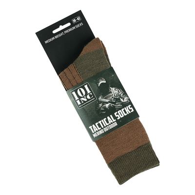 Outdoor socks MERINO BROWN GREEN