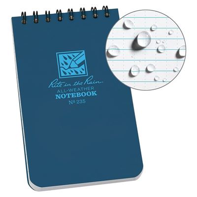 BLUE Notebook Small RITE IN THE RAIN