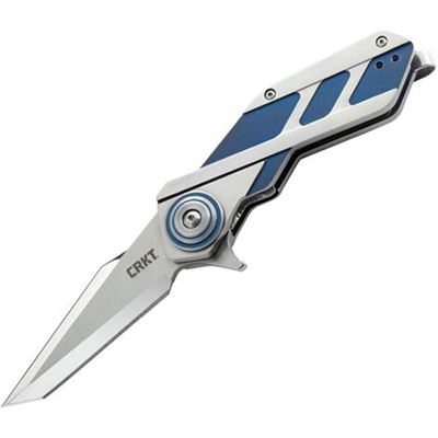 DEVIATION™ Folding Knife Plain Edge BLUE
