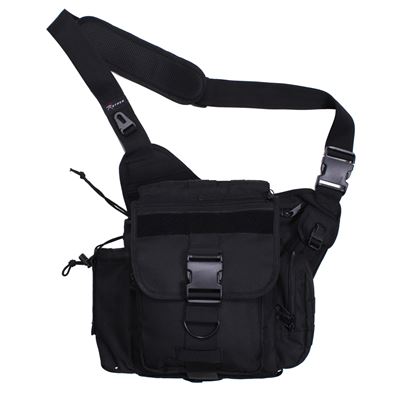 Tactical bag over his shoulder ADVANCED XL BLACK