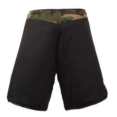 MMA FIGHT shorts rip-stop WOODLAND/BLACK