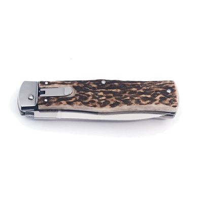 Ejecting knife 4/KP STAINLESS STEEL/HORN