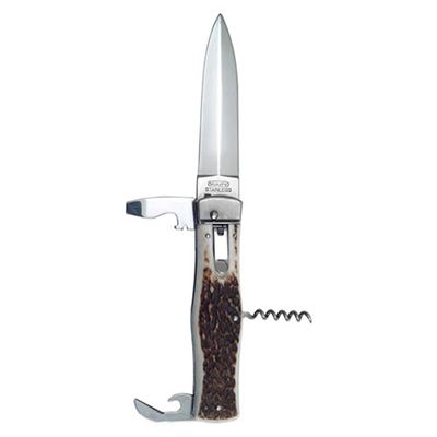 Ejecting knife 4/KP STAINLESS STEEL/HORN