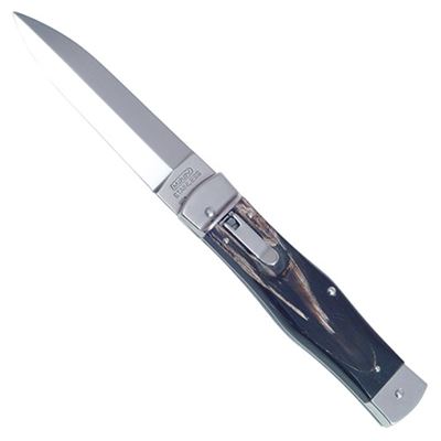 HAMMER stainless steel blade ejector handle buffalo Horn