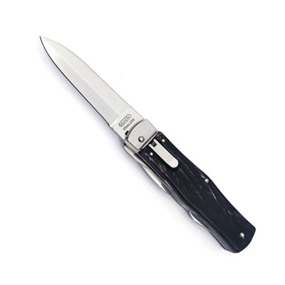 Ejecting knife 3/KP STAINLESS STEEL/BUFFALO HORN