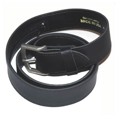 Belt leather wallet with BLACK