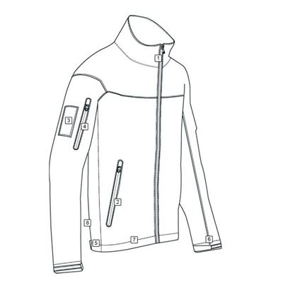 TACTICAL 24-7 Softshell Jacket BLACK