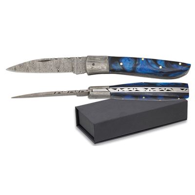 Damascus folding knife FANTASY SEA