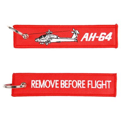 REMOVE BEFORE FLIGHT Keychain / AH-64