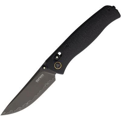 Folding Knife MEDAL Fine Edge BLACK