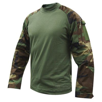 Tactical Combat Shirt rip-stop WOODLAND