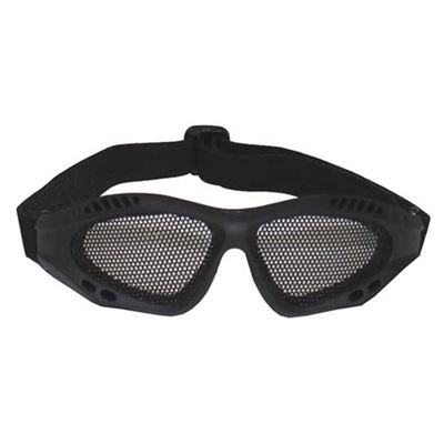 Goggles metal grid BLACK