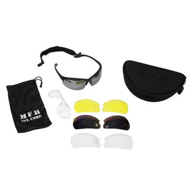 Glasses sun STRIKE BLACK border MFH 25813 2