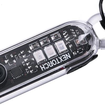 K40 Multi-light Source Keychain Flashlight NEXTORCH K40-365UV 2