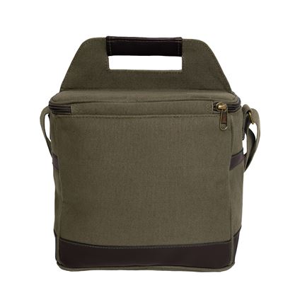 Canvas Insulated Cooler Bag OLIVE DRAB