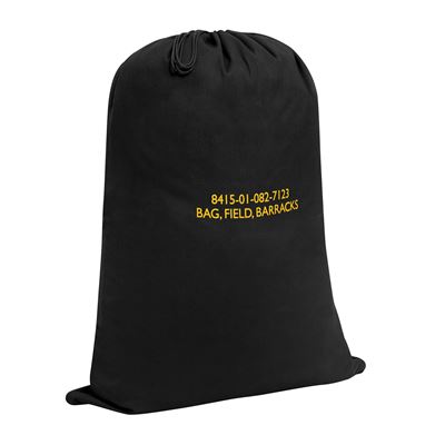 Canvas Barracks Bag BLACK