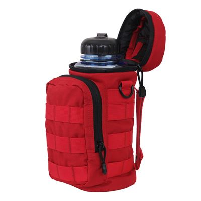 MOLLE Compatible Water Bottle Pouch RED