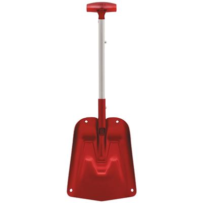 Avalanche shovel folding DELUXE RED