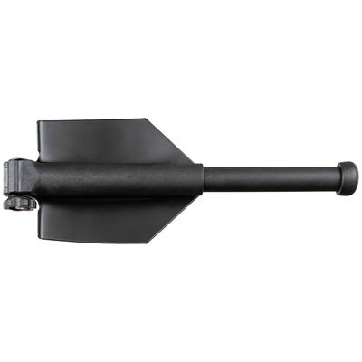 Folding Shovel, Telescopic Handle BLACK
