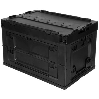 Folding box 60 L plastic BLACK