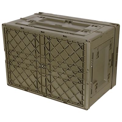 Folding box 60 L plastic GREEN