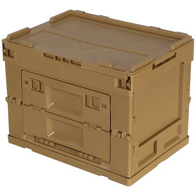 Plastic box foldable 20 L COYOTE